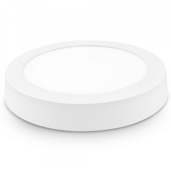 Downlight led superf.redon.blanco 24w.ne