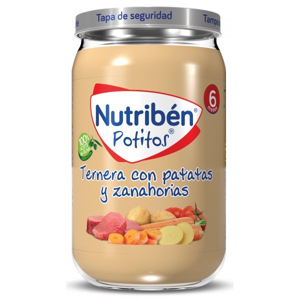 Nutriben Tomates Patatitas y Ternera 235 g