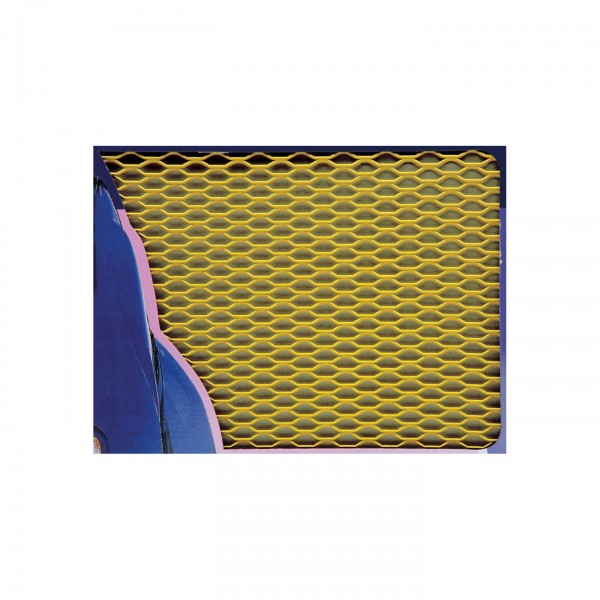 Rejilla Aluminio 33X100Cm. Amarilla