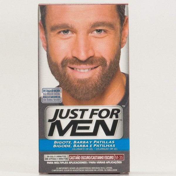 Just For Men Barba Bigote Castaño Oscuro