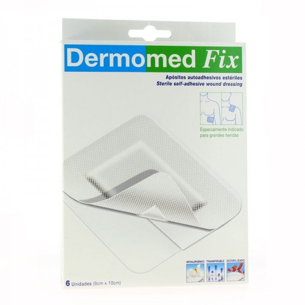 Dermomed Fix 10x10 cm 6 Apositos