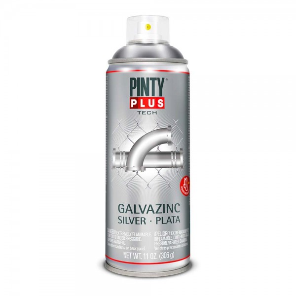Pintura en spray galvanizado en frío plata (pack 2 unidades)