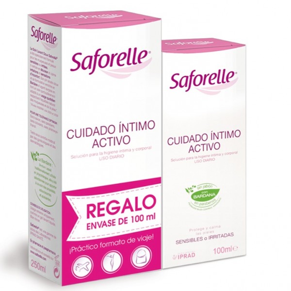 Saforelle Cuidado Intimo 250 ml + 100 ml Promo