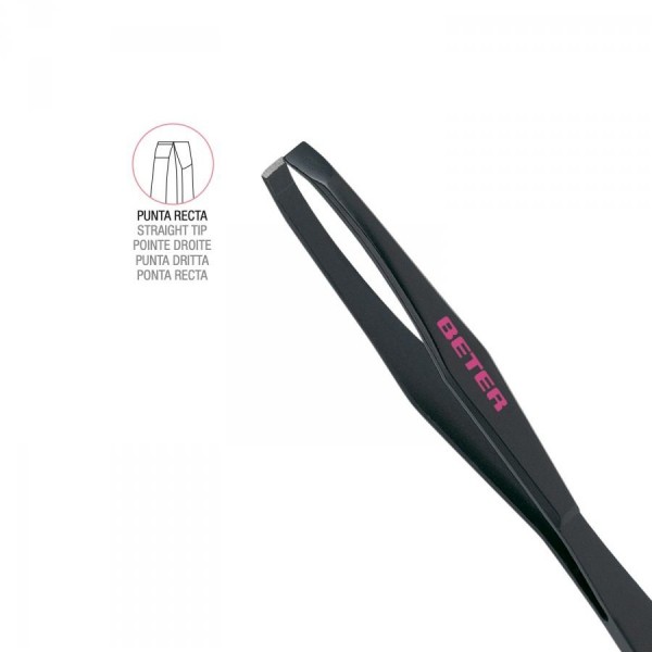 Pinzas Depilar Dorada Recta Beter