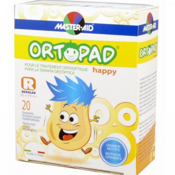Ortopad Happy Parche Ocular Regular 20 Uds