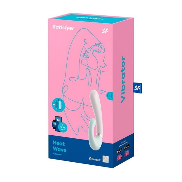Satisfyer heat wave vibrador verde con app 1un