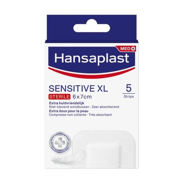 Hansaplast Sensitive Xl Aposito Esteril 7 cm X 6