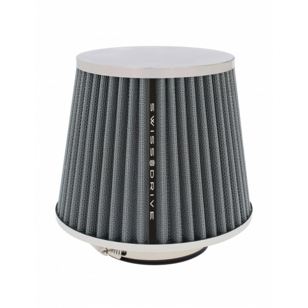 Filtro de Aire Universal para Coche Incluye 4 Adaptadores 60mm 65mm 70mm 77mm Color Gris