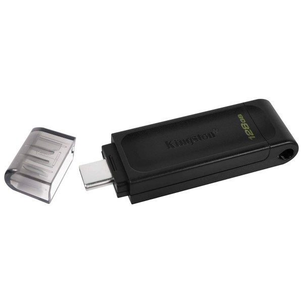 Kingston datatraveler 70 black / pendrive 128gb usb-c 3.2