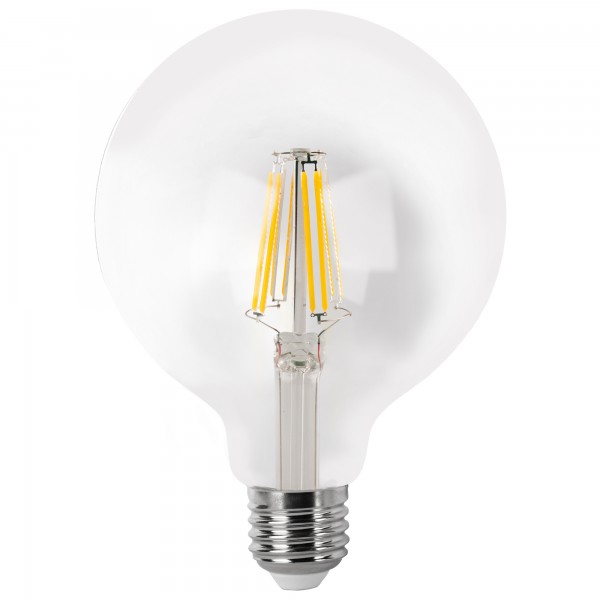 Bomb.led filam.globo  g95 clara e27 12wf