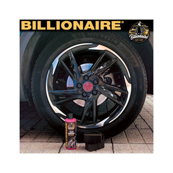 Billionaire Tyre Cleaner High Gloss Limpia Neumático Gel Recuperador y Abrillantador de Neumáticos Aroma a Gominolas 500ml
