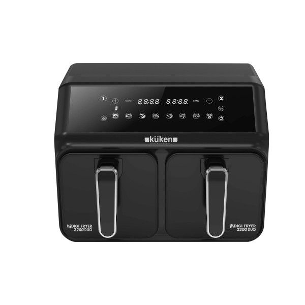 Freidora sin aceite digital 8.0 l doble