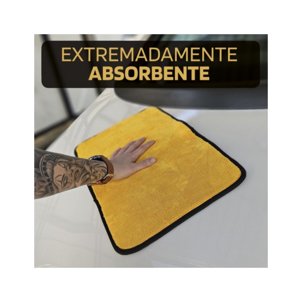 Paño de Microfibra Súper Absorbente Billionaire Detailing Finish Towel Supreme 1000 gsm Paño de Detalle 30 x 50 cm