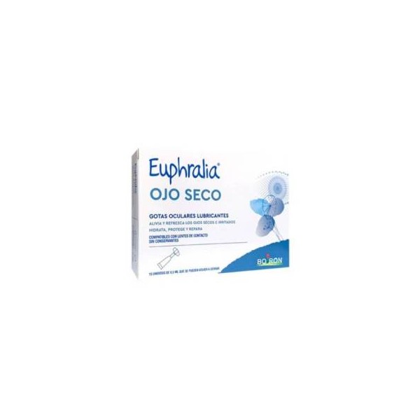 Euphralia Ojo Seco Gotas Oculares Lubricante 15 Unidades