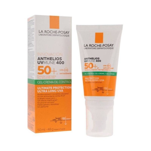 Anthelios Gel Crema Spf50 Anti Brillo Toque Seco