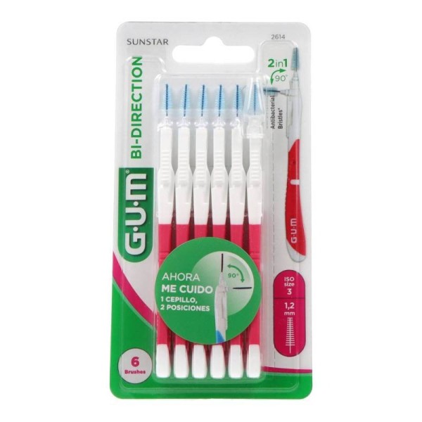 GUM Bi-direction Large 1,2mm 6 Unidades