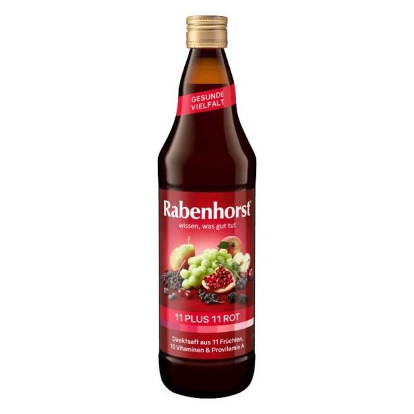 Rabenhorst Zumo Ecologico 11 Plus 11 Rojo 750 ml
