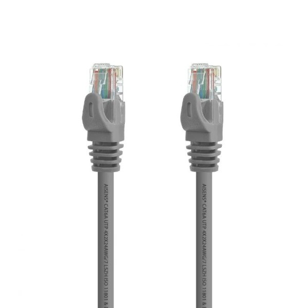 Aisens latiguillo rj45 cat.6a utp gris 5.0m