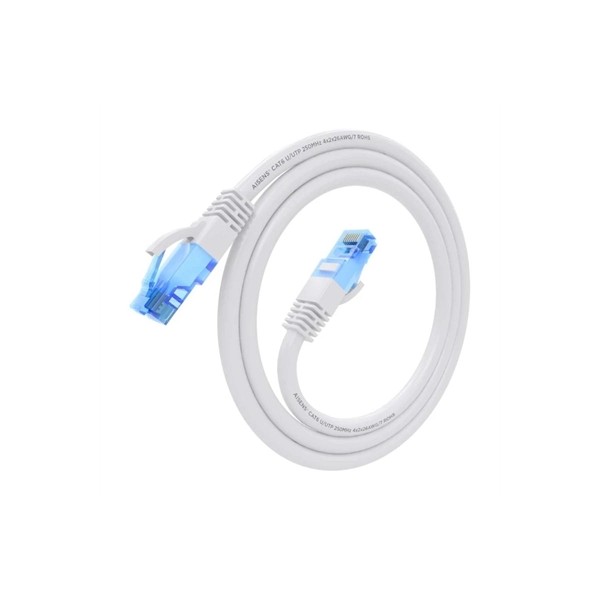 Aisens cable rj45 cat.6 utp awg26 cca blanco 0.5