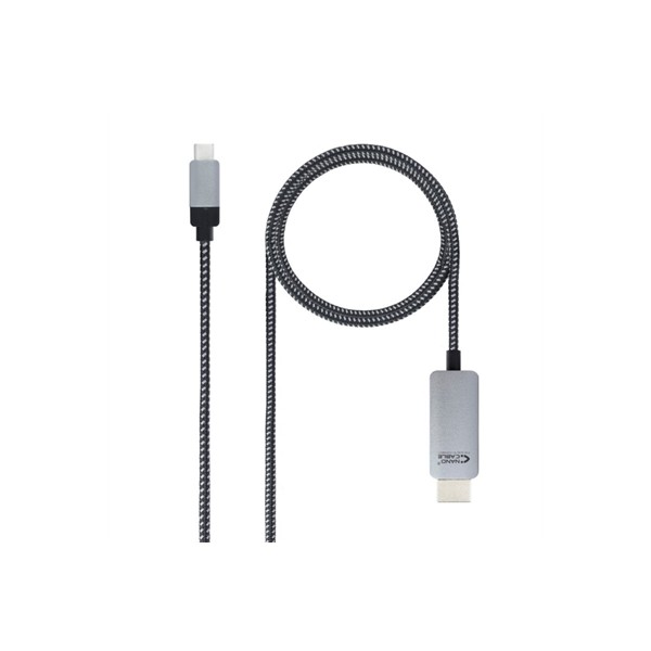 Nanocable cable conversor usb-c/m a hdmi/m 3 m
