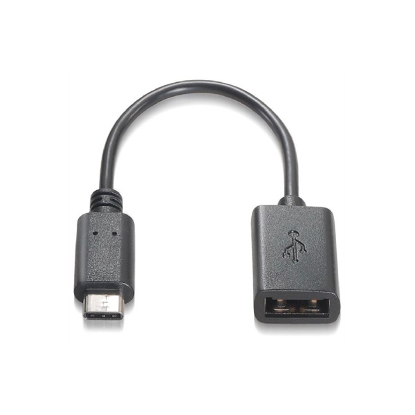 Nanocable cable usb 2.0 3a, usb-c/m-a/f, 15cm