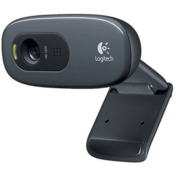 Logitech c270 webcam hd 720p 3mpx usb negra