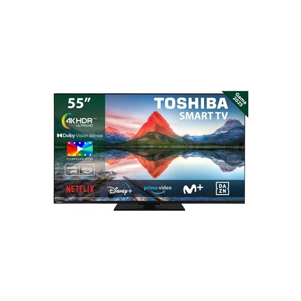 Toshiba tv 55" 55uv3463dg uhd smart tv peana
