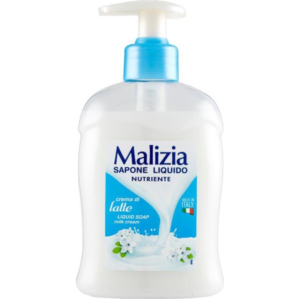 Malizia milk cream liquid soap nutriente 300ml