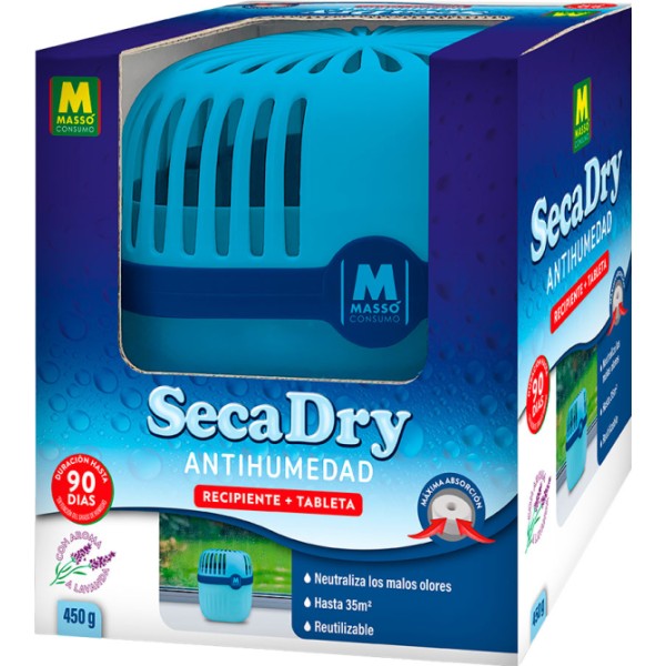 Secadry antihumedad recipiente + tableta 450 g