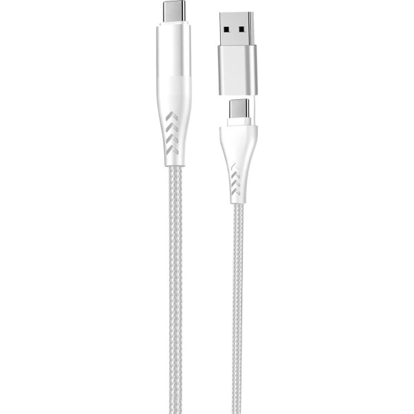 Cable cargador usb+c/c