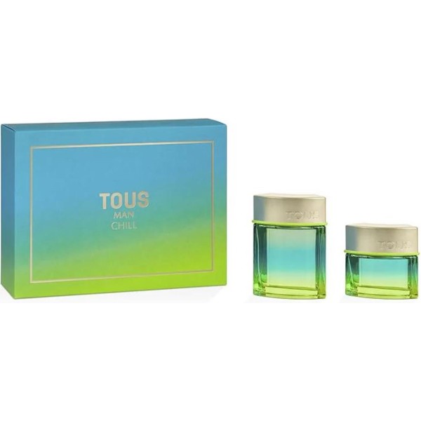 Tous man chill eau de toilette 100ml vaporizador + eau de toilette 50ml vaporizador