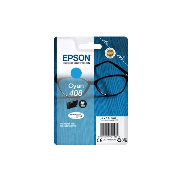 Epson cartucho 408 cian