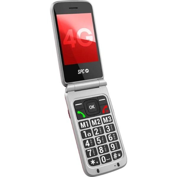 Spc 2339n movil stella 3 4g bt fm + dock rojo