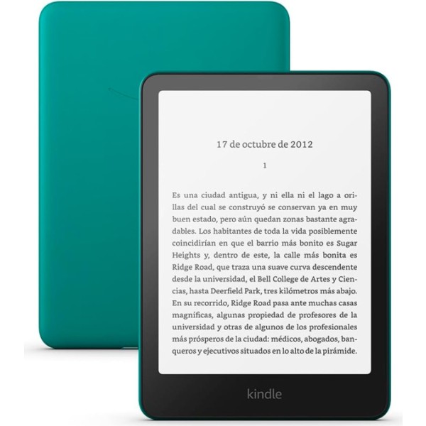 Amazon kindle paperwhite / lector de e-book con anucios / pantalla táctil 16 gb wifi verde, metálico